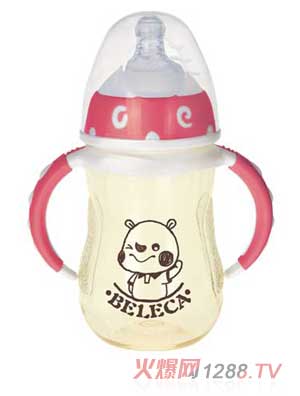貝樂(lè)嘉PPSU小熊奶瓶160ML（紅色）