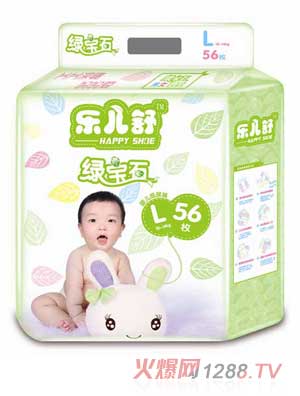 樂(lè)兒舒綠寶石l碼紙尿褲