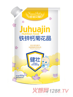 金諾貝嬰菊花晶袋裝-鈣鐵鋅