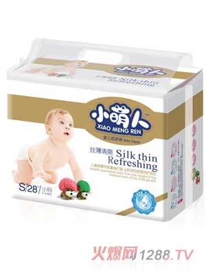 小萌人絲薄清爽紙尿褲S碼28片