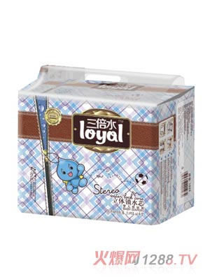 三倍水立體鎖水芯紙尿褲