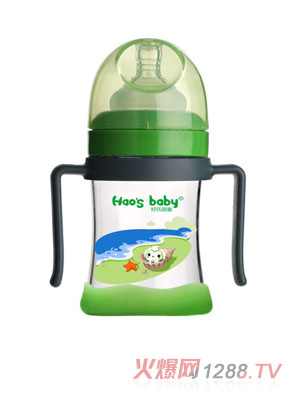 好氏嬰童海螺印花灰色雙柄奶瓶（?。?><div
                                                class=