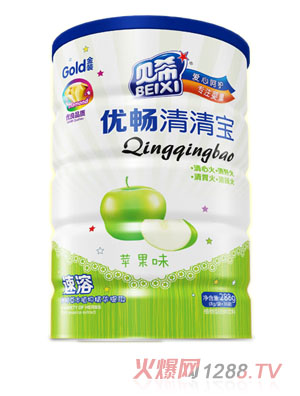 貝希速溶清清寶鐵聽-優(yōu)暢(蘋果味)