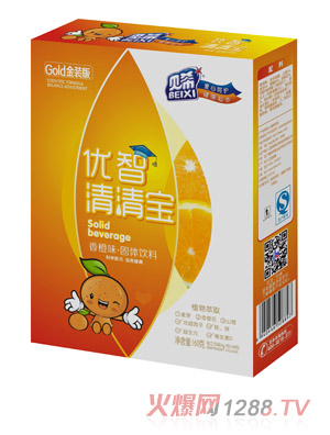 貝希優(yōu)智清清寶盒裝香橙味