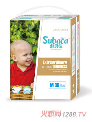 舒貝佳超凡薄感紙尿褲M碼