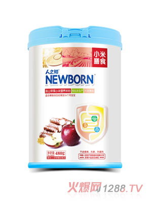 人之初淮山蘋果小米營(yíng)養(yǎng)米粉480g聽裝