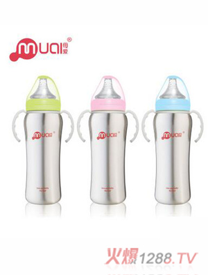 母愛(ài)yingye不銹鋼保溫奶瓶