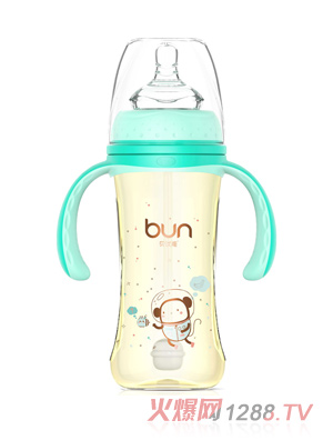 貝優(yōu)能暢飲型帶柄自動寬口PPSU奶瓶240ml