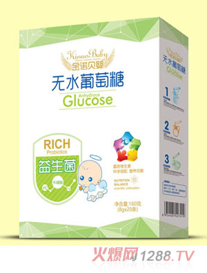 金諾貝嬰益生菌無水葡萄糖盒裝