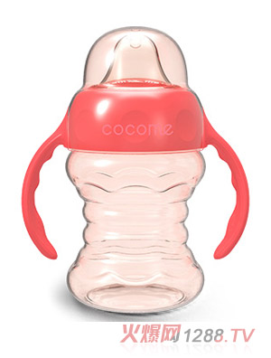 可可萌波紋鴨嘴學飲杯