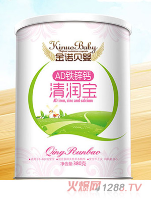 金諾貝嬰AD鐵鋅鈣清潤寶