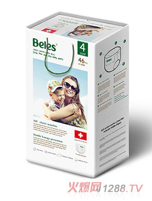 貝瑞舒紙尿褲4size（46片）