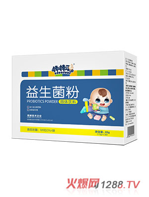 棒棒聰益生菌粉橫盒