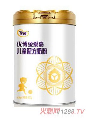 優(yōu)博金愛嘉兒童配方奶粉
