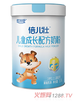 優(yōu)博愛倍兒壯兒童成長(zhǎng)配方奶粉
