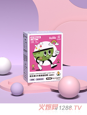 茁壯星球維生素C葉黃素酯軟糖(藍莓味)