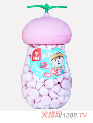 匯嬰寶銀耳速溶奶餅-草莓味