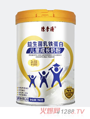 陳李濟(jì)益生菌乳鐵蛋白兒童成長奶粉