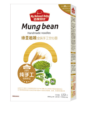 邁葆貝比綠豆粗糧面條