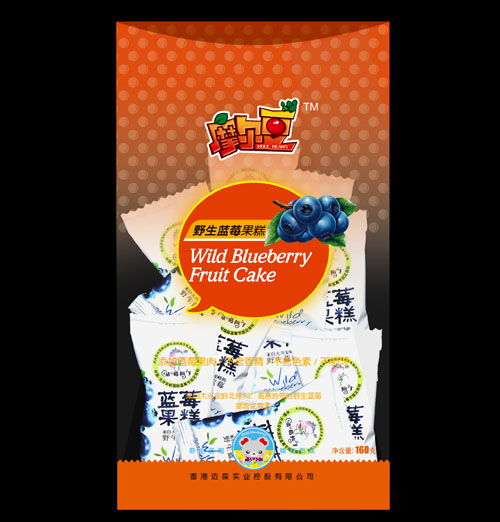 摩爾豆野生藍(lán)莓果糕