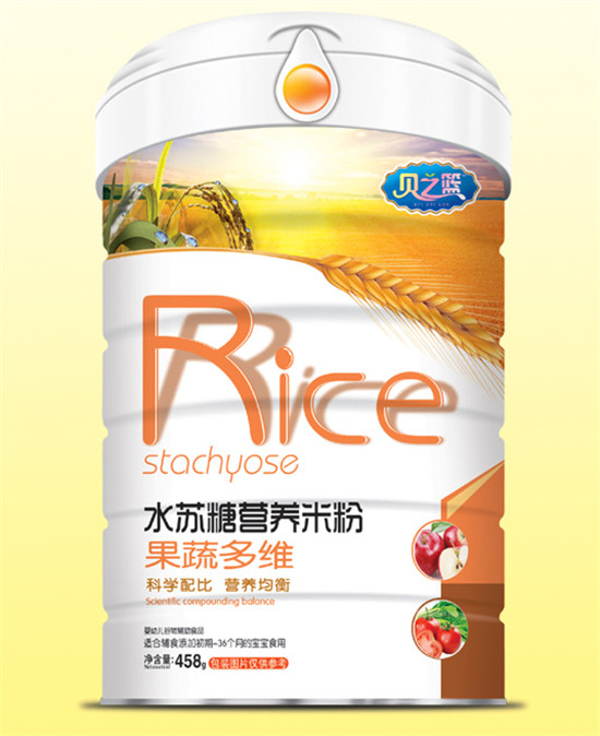 貝之籃果蔬多維-水蘇糖營養(yǎng)米粉
